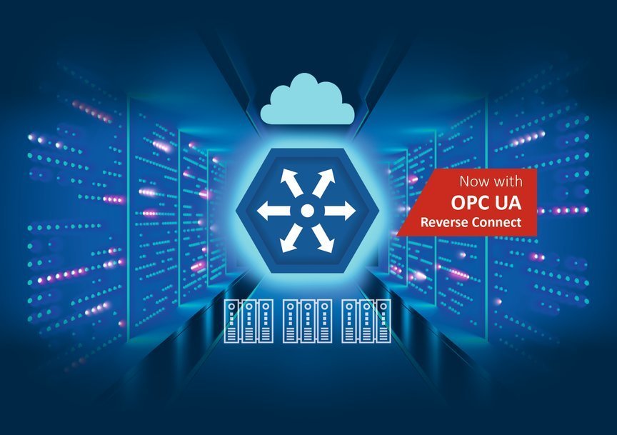 dataFEED OPC Suite Extended de Softing : sécurité renforcée pour l'intégration des données avec OPC UA Reverse Connect